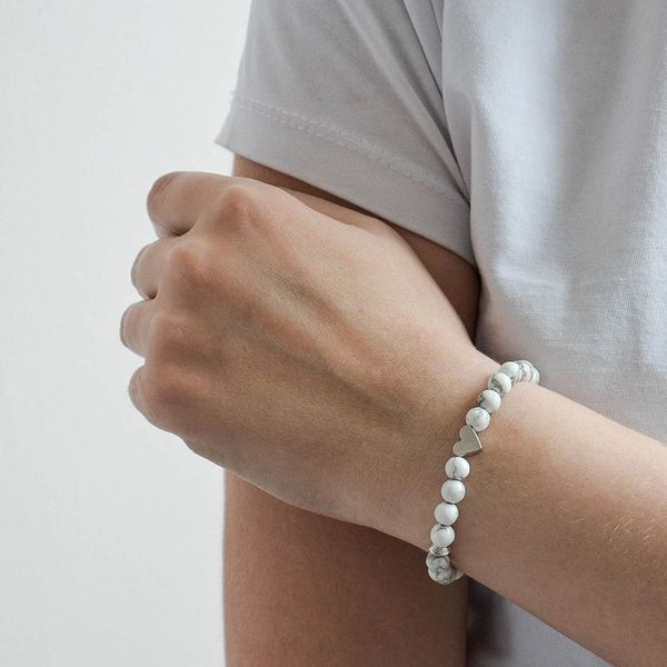 women bracelet heart bracelets charms bangles ladies natural stone jewellery cute fashion classic white hand made armband, Black
women bracelet heart bracelets charms bangles ladies natural stone jewellery cute fashion classic white hand made armband, Black