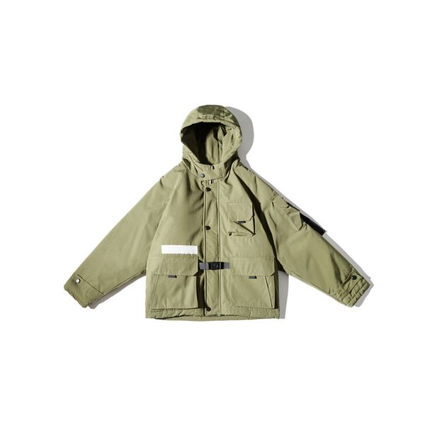 2019 winter new workwear cotton clothing men's original national tide wind casual 100-set hooded cotton clothing men, Black
2019 winter new workwear cotton clothing men's original national tide wind casual 100-set hooded cotton clothing men, Black