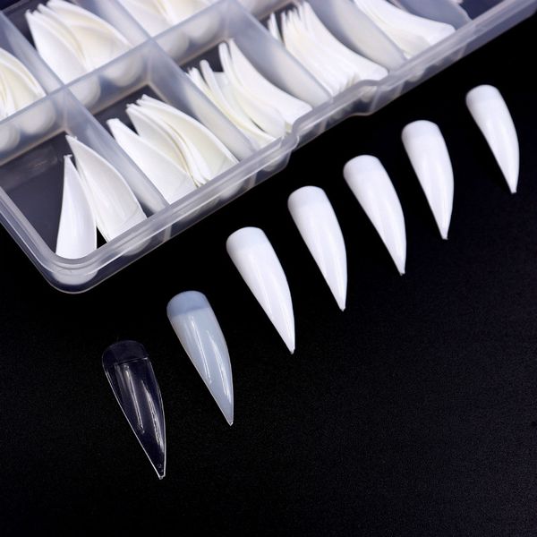 10 sizes long stiletto claw nails half cover fake false nails manicure acrylic uv gel 10 sizes 3 colors clear/natural/white, Red;gold
10 sizes long stiletto claw nails half cover fake false nails manicure acrylic uv gel 10 sizes 3 colors clear/natural/white, Red;gold