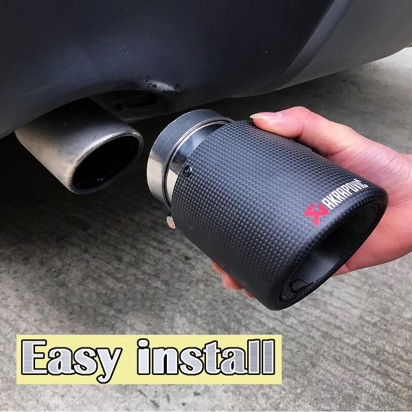 1pcs akrapovic curly matte car universal carbon fiber exhaust tip muffler pipe for bmw benz audi vw
1pcs akrapovic curly matte car universal carbon fiber exhaust tip muffler pipe for bmw benz audi vw