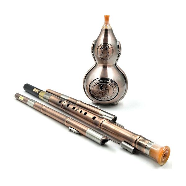 new arrival chinese handmade hulusi metal gourd cucurbit flute ethnic musical instrument for beginner music lovers
new arrival chinese handmade hulusi metal gourd cucurbit flute ethnic musical instrument for beginner music lovers