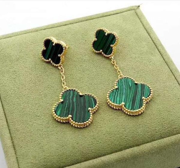 fashion stainless steel copper four-leaf clover pendant earrings for women luxury designer double clover jewelry
fashion stainless steel copper four-leaf clover pendant earrings for women luxury designer double clover jewelry