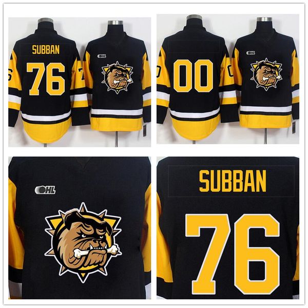 ohl hamilton bulldogs #76 pk subban custom your name and number yellow hockey jersey vintage stitched logos embroidered customized, Black
ohl hamilton bulldogs #76 pk subban custom your name and number yellow hockey jersey vintage stitched logos embroidered customized, Black