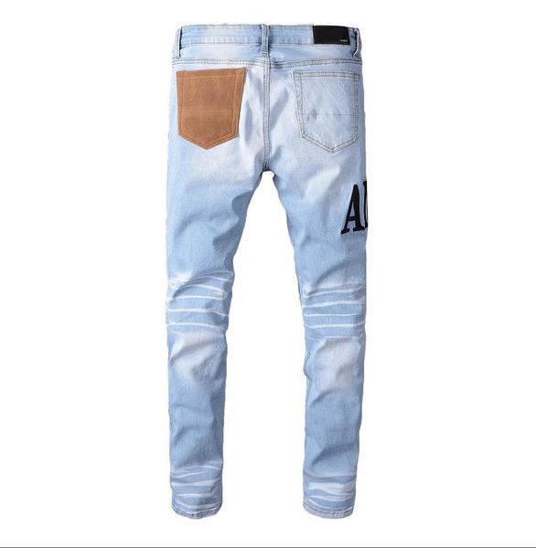 trendy trousers luxury designer jeans amiri mens jeans boutique fashion casual pants trend ripped jeans motorcycle riding trousers selling, Blue
trendy trousers luxury designer jeans amiri mens jeans boutique fashion casual pants trend ripped jeans motorcycle riding trousers selling, Blue