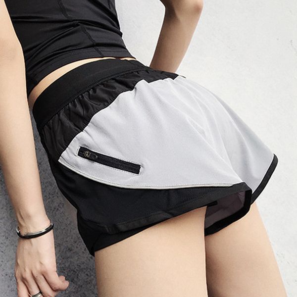 women yoga shorts quick dry breathable sports shorts elasticated waist fitness patch color zipper running workout female, White;red
women yoga shorts quick dry breathable sports shorts elasticated waist fitness patch color zipper running workout female, White;red