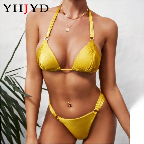 yellow bikini set 2020 triangle swimwear women halter two piece swimsuit female high cut bathing suit ring beach biquini
yellow bikini set 2020 triangle swimwear women halter two piece swimsuit female high cut bathing suit ring beach biquini