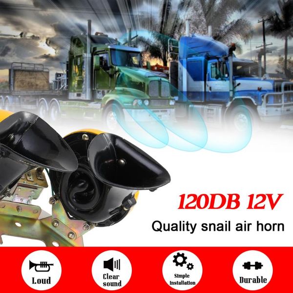 new 120db loud car horn 12v/24v optional klaxon parts for truck bus loudness waterproof dustproof auto horn
new 120db loud car horn 12v/24v optional klaxon parts for truck bus loudness waterproof dustproof auto horn