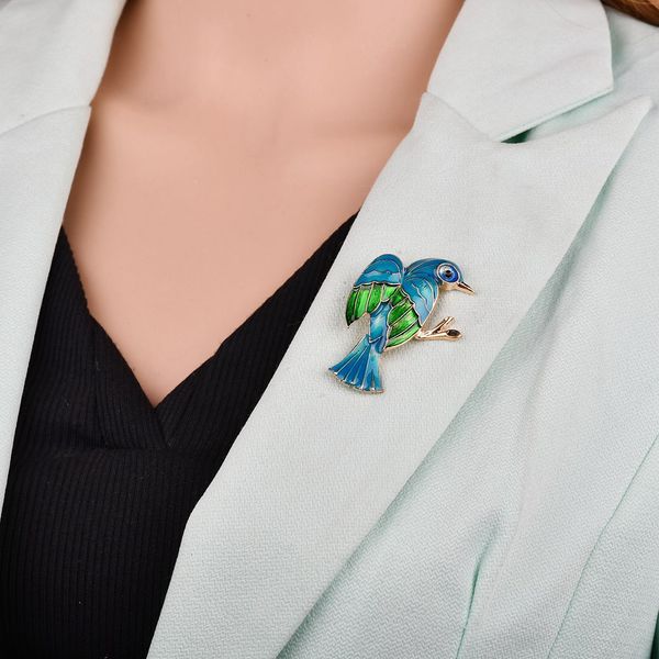 trendy vintage blue enamel bird brooches pins zinc alloy animal brooches for women jewelry suits dress banquet b19, Gray
trendy vintage blue enamel bird brooches pins zinc alloy animal brooches for women jewelry suits dress banquet b19, Gray