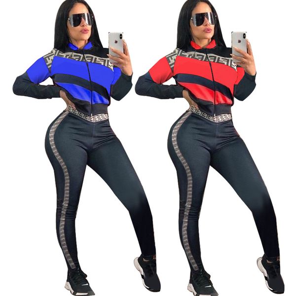Fashion 2019 Women Clothes 2PCS Designer Suits Long Sleeved Women Tops Tracksuits Famale Club Clothing Sets
Fashion 2019 Women Clothes 2PCS Designer Suits Long Sleeved Women Tops Tracksuits Famale Club Clothing Sets