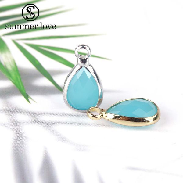 arrival waterdrop glass pendant for necklace bracelet fashion blue color transparent copper charm for diy jewelry making, Bronze;silver
arrival waterdrop glass pendant for necklace bracelet fashion blue color transparent copper charm for diy jewelry making, Bronze;silver