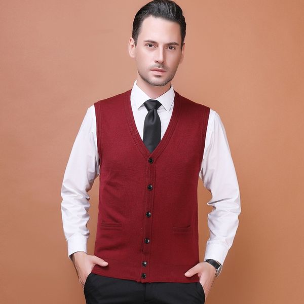 new 2017 autumn mens solid color wool sweater cardigan male casual v-neck buttons up cashmere sweater sleeveless cardgian vest, White;black
new 2017 autumn mens solid color wool sweater cardigan male casual v-neck buttons up cashmere sweater sleeveless cardgian vest, White;black
