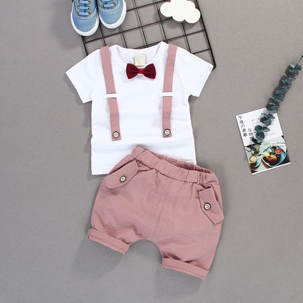 children baby boys cotton clothes 2020 summer infant kid gentleman outfits bowknot tie t-shirt 2pcs/set toddler fashion clothing t200607, White
children baby boys cotton clothes 2020 summer infant kid gentleman outfits bowknot tie t-shirt 2pcs/set toddler fashion clothing t200607, White