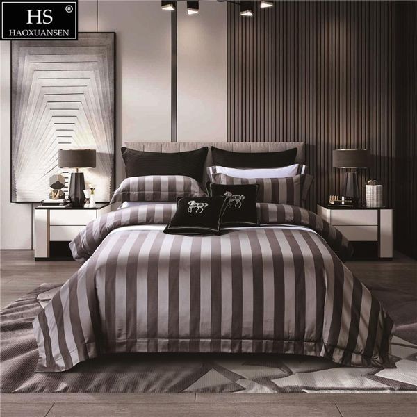 luxury fashion stripes 4pieces jacquard bedding sets bed linens king size duvet cover set pillowcase bedsheet yarn dyed weaving
luxury fashion stripes 4pieces jacquard bedding sets bed linens king size duvet cover set pillowcase bedsheet yarn dyed weaving