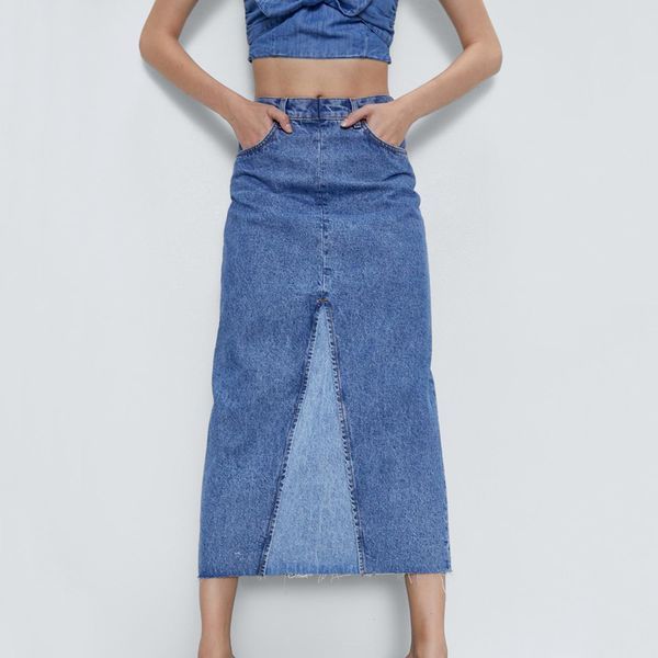 elina casual mid calf denim skirts women fashion contrast color straight skirt women elegant pockets skirts female ladies cr, Black
elina casual mid calf denim skirts women fashion contrast color straight skirt women elegant pockets skirts female ladies cr, Black
