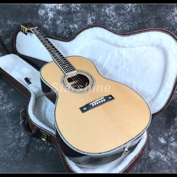 2019 customized full solid om45 acoustic guitar abalone inlay ebony fingerboard bone nut solid spruce body
2019 customized full solid om45 acoustic guitar abalone inlay ebony fingerboard bone nut solid spruce body