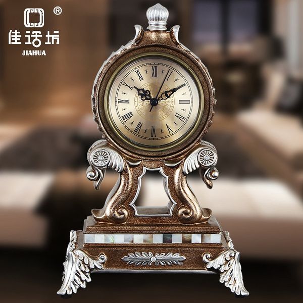 european clock retro clock creative decoration living room resin placement mechanical
european clock retro clock creative decoration living room resin placement mechanical