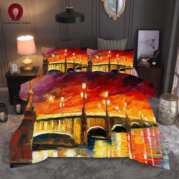 personality bedding bridge set sheets 3 piece set oil painting small river duvet cover color sheets quilt cover 2019 i
personality bedding bridge set sheets 3 piece set oil painting small river duvet cover color sheets quilt cover 2019 i