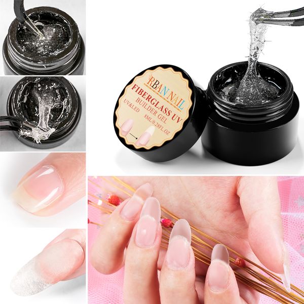 rban nail fiber uv gel polish fiberglass extension building uv gel varnish repair broken nails soak off extend nail tips, Red;pink
rban nail fiber uv gel polish fiberglass extension building uv gel varnish repair broken nails soak off extend nail tips, Red;pink