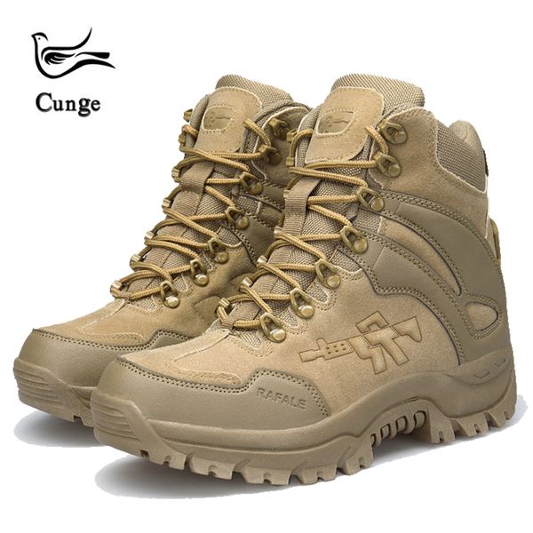 cunge outdoor hiking boots men tactical combat boots camping shoes waterproof desert damping shoes mountain climbing
cunge outdoor hiking boots men tactical combat boots camping shoes waterproof desert damping shoes mountain climbing