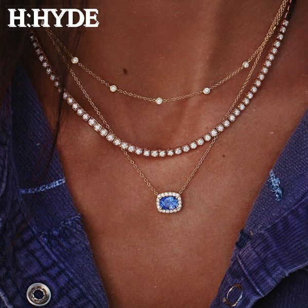 h:hyde bohemian multi layer pendant necklaces for women fashion golden geometric charm chains necklace choker jewelry wholesale, Silver
h:hyde bohemian multi layer pendant necklaces for women fashion golden geometric charm chains necklace choker jewelry wholesale, Silver