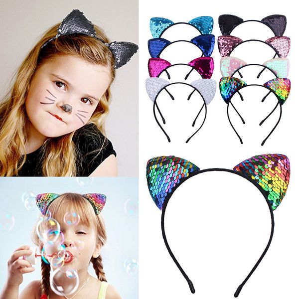 sequins cat ears hairbands cute girls headwear p props headdress party hair hoop children hairbands kids hair accessories, Slivery;white
sequins cat ears hairbands cute girls headwear p props headdress party hair hoop children hairbands kids hair accessories, Slivery;white