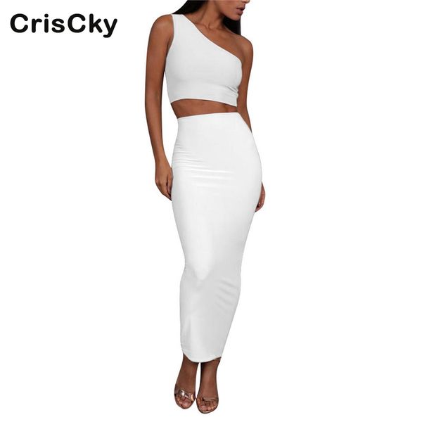 criscky 2019 лето sexy two piece set дамы короткие растениеводство топ и длинные bodycon юбка женские топы набор женщин из двух частей наряд, White
criscky 2019 лето sexy two piece set дамы короткие растениеводство топ и длинные bodycon юбка женские топы набор женщин из двух частей наряд, White