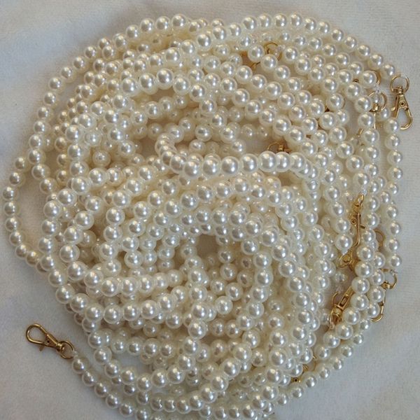 womens beadings pearls shoulder bag chain strap fashion handbags belt bag accessories 60cm 70cm 100cm 115cm 120cm, Black
womens beadings pearls shoulder bag chain strap fashion handbags belt bag accessories 60cm 70cm 100cm 115cm 120cm, Black