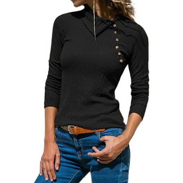 2018 newwomen turn down collar sweater fashion slim fit solid lapel button winter autumn casual new clothes s-xl, White;black
2018 newwomen turn down collar sweater fashion slim fit solid lapel button winter autumn casual new clothes s-xl, White;black
