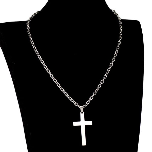 христианский крест мужчин и женщин ожерелье из нержавеющей стали титана стали подвеска hip hop личность punk ювелирные изделия, Silver
христианский крест мужчин и женщин ожерелье из нержавеющей стали титана стали подвеска hip hop личность punk ювелирные изделия, Silver