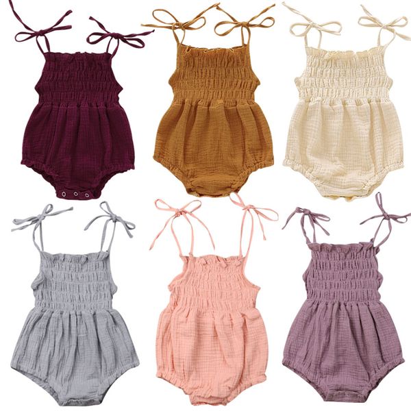 6color summer newborn infant baby girl solid romper jumpsuit outfit clothes baby clothing, Blue
6color summer newborn infant baby girl solid romper jumpsuit outfit clothes baby clothing, Blue