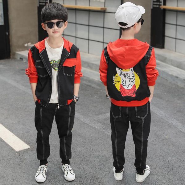 two-piece children's clothing spring and autumn sports sweater + casual trousers new jacket coat sports pants 2 sets, White
two-piece children's clothing spring and autumn sports sweater + casual trousers new jacket coat sports pants 2 sets, White