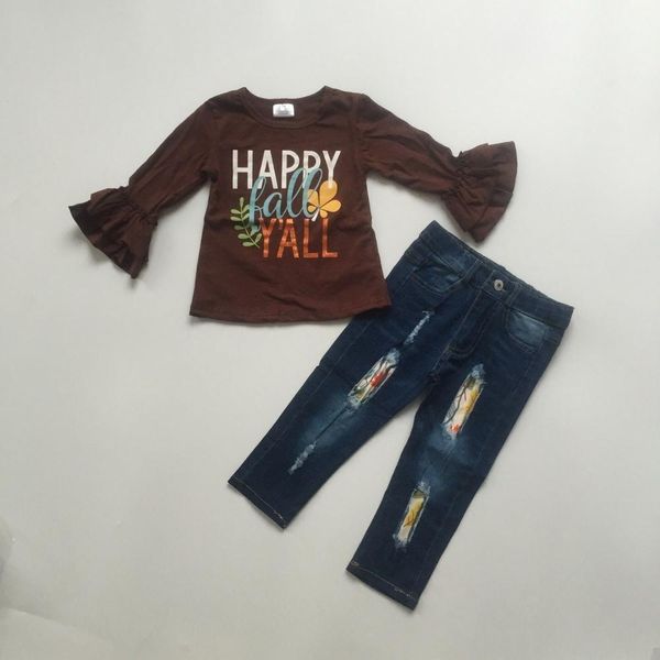 new arrival fall/winter baby girls jeans pants children clothes boutique orange ruffles happy fall y'all floral blue denims, White
new arrival fall/winter baby girls jeans pants children clothes boutique orange ruffles happy fall y'all floral blue denims, White