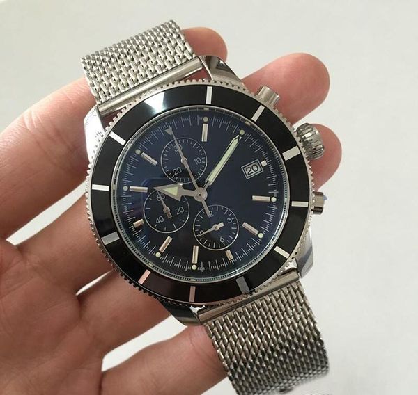 2022 luxury superocean sports chronograph quartz watch men watch stainless steel 46mm mens watches gift orologio di lusso, Slivery;brown
2022 luxury superocean sports chronograph quartz watch men watch stainless steel 46mm mens watches gift orologio di lusso, Slivery;brown