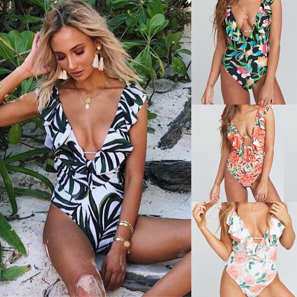 ruffle one piece swimsuit print swimwear women high cut monokini open back swim suit green bathing suit thong maillot de bain, White;black
ruffle one piece swimsuit print swimwear women high cut monokini open back swim suit green bathing suit thong maillot de bain, White;black