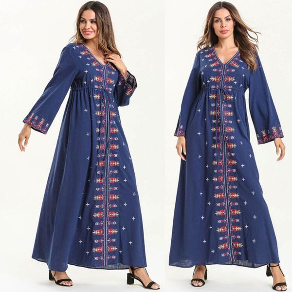 islamic dubai muslim arabic dress middle eastern kaftan moroccan kaftan ramadan abaya loose embroidery casual vestidos, Red
islamic dubai muslim arabic dress middle eastern kaftan moroccan kaftan ramadan abaya loose embroidery casual vestidos, Red