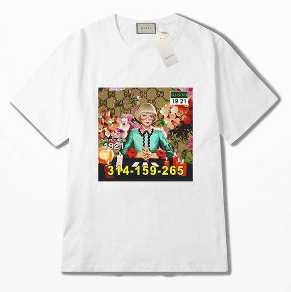 Летняя роскошь европа женская принт девушка рисунок с круглым вырезом футболка в 
Летняя роскошь европа женская принт девушка рисунок с круглым вырезом футболка в