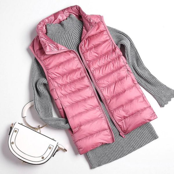 women's down & parkas women vests winter ultra light white duck vest female slim sleeveless jacket windproof warm waistcoat, Black
women's down & parkas women vests winter ultra light white duck vest female slim sleeveless jacket windproof warm waistcoat, Black