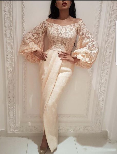 2019 Puffy Sleeves Prom Dresses Pregant Evening Dresses Off the shoulder Long Sleeves Saudi Arab Dubai Lady Party Evening Gown
2019 Puffy Sleeves Prom Dresses Pregant Evening Dresses Off the shoulder Long Sleeves Saudi Arab Dubai Lady Party Evening Gown