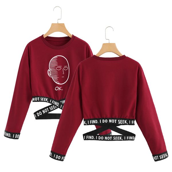 2019 one punch man hero t-shirts japanese summer t shirt crop women clothes long sleeve fashion streetwear, White
2019 one punch man hero t-shirts japanese summer t shirt crop women clothes long sleeve fashion streetwear, White