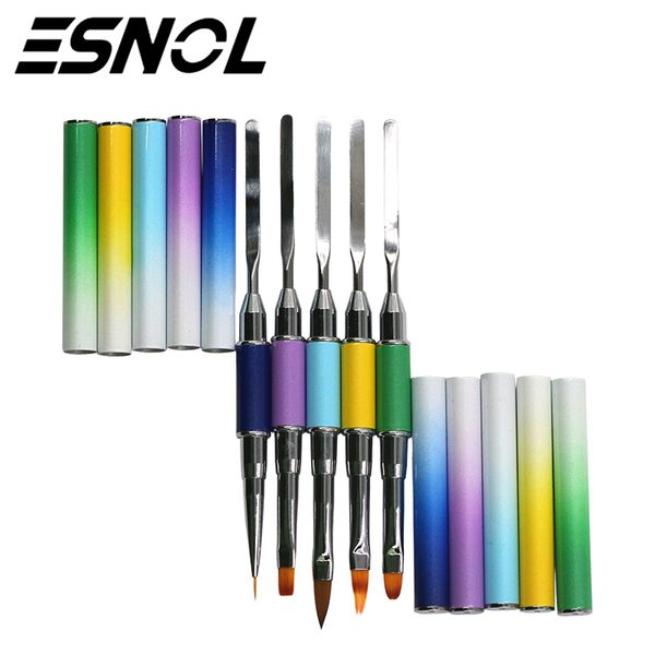 esnol 1pc 2 in 1 uv gradient nail brush dual-ended slice shape brush tool for acrylic uv nail tips extension, Yellow
esnol 1pc 2 in 1 uv gradient nail brush dual-ended slice shape brush tool for acrylic uv nail tips extension, Yellow