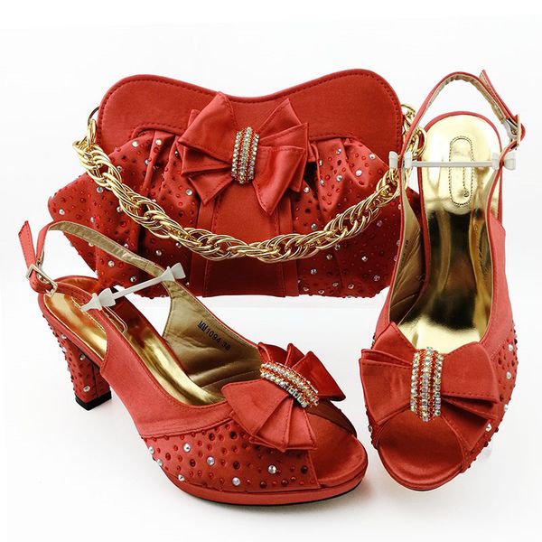 fashion coral women pumps match handbag with rhinestone bowtie style african dress shoes and bag set mm1094,heel 9cm, Black
fashion coral women pumps match handbag with rhinestone bowtie style african dress shoes and bag set mm1094,heel 9cm, Black