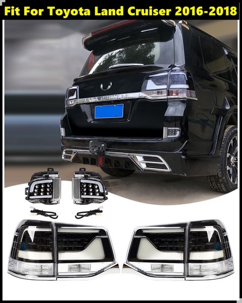 black tail light led tail light rear bumper lamp led drl brake park signal slamp for land cruiser lc200 2016-2018
black tail light led tail light rear bumper lamp led drl brake park signal slamp for land cruiser lc200 2016-2018