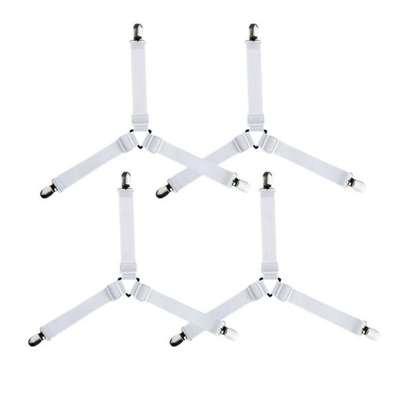 bed sheet clips grippers fastener suspenders elastic sheet holders mattress clips straps - adjustable fit
bed sheet clips grippers fastener suspenders elastic sheet holders mattress clips straps - adjustable fit