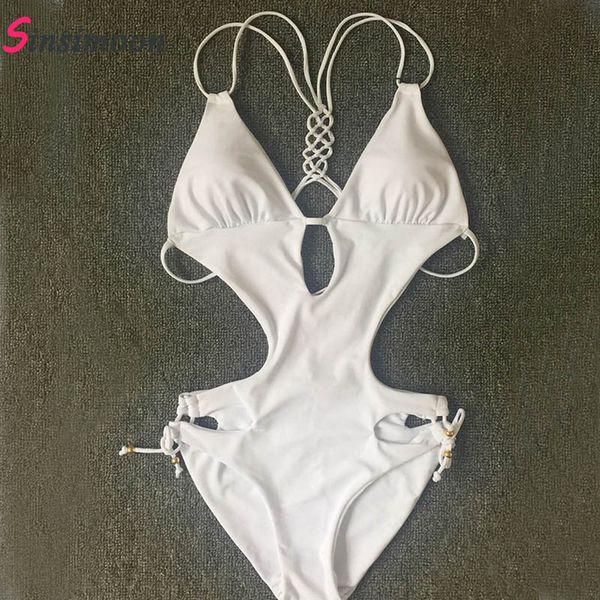2020 new one piece swimsuit solid weave bathing suit crochet swimwear one-piece beachwear monokini push up maillot de bain, White;black
2020 new one piece swimsuit solid weave bathing suit crochet swimwear one-piece beachwear monokini push up maillot de bain, White;black