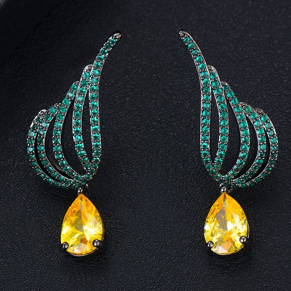 godki statement crystal stud earrings for woman punk rock boucle d'oreille vintage jewelry dazzling cubic zirconia brincos, Golden;silver
godki statement crystal stud earrings for woman punk rock boucle d'oreille vintage jewelry dazzling cubic zirconia brincos, Golden;silver
