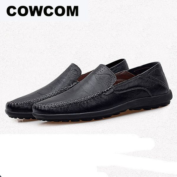 cowcom leather casual shoes men's autumn bean shoes men's soft driver outdoor leisure large size clk-8008, Black
cowcom leather casual shoes men's autumn bean shoes men's soft driver outdoor leisure large size clk-8008, Black