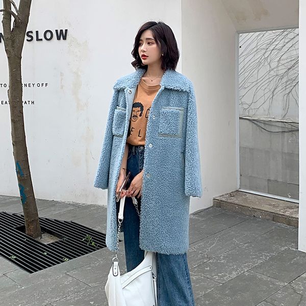 100% wool jacket autumn winter coat women clothes 2020 real fur coat korean sheep shearling women manteau femme zt3903, Black
100% wool jacket autumn winter coat women clothes 2020 real fur coat korean sheep shearling women manteau femme zt3903, Black