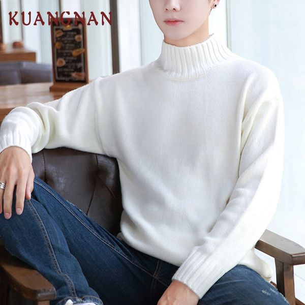 kuangnan pullover sweater men knitted solid o-neck pullover sweater men wear christmas mens sweaters 2018 winter new, White;black
kuangnan pullover sweater men knitted solid o-neck pullover sweater men wear christmas mens sweaters 2018 winter new, White;black