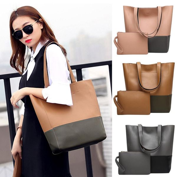 coneed summer 2-piece set fashion lady color matching wild large-capacity handbag shoulder bag + clutch bag dropship y719
coneed summer 2-piece set fashion lady color matching wild large-capacity handbag shoulder bag + clutch bag dropship y719