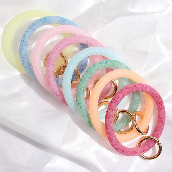 fashion soft silicone wristlet keychain for women girls comfortable car keyrings keys holder wrist strap accessories 2020, Silver
fashion soft silicone wristlet keychain for women girls comfortable car keyrings keys holder wrist strap accessories 2020, Silver
